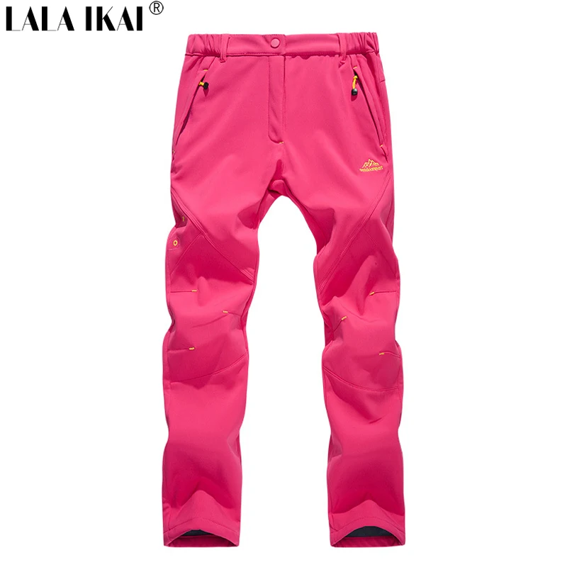 Softshell Pants Women Autumn Winter Windproof Thermal Outdoor Camping