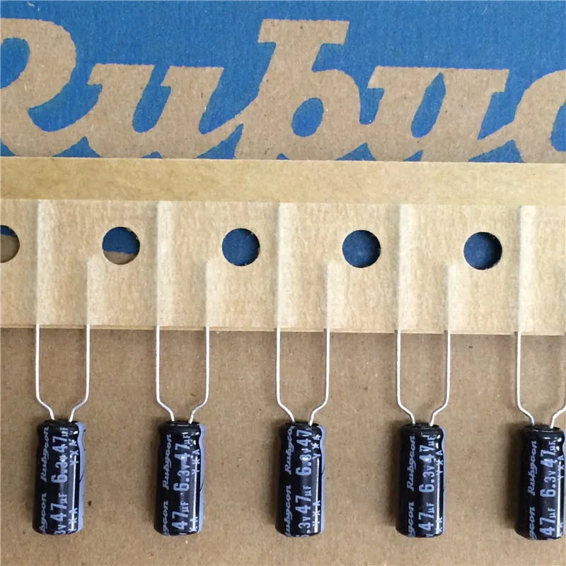 

10pcs 47uF 6.3V RUBYCON YXA Series 5x11mm 6.3V47uF Aluminum Electrolytic Capacitor