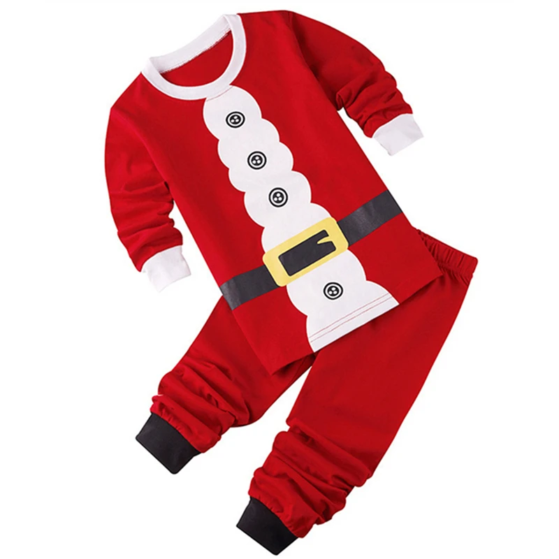 2017 New Baby Christmas Clothes Sets Santa Claus Suit Bebe Brand Clothing Set Tops+Pant 2pcs Boys Costume Kids | Детская одежда и