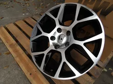 18″ for VW GTI HYPER SILVER LAGUNA RIMS WHEELS 5X112 +45MM OFFSET W640