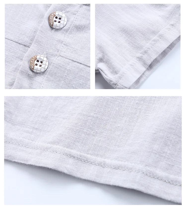 kids 2pcs sets solid o-neck cotton linen tops t shirts for boys sport suits fashion boys clothes children summer 2018 clothing (19)