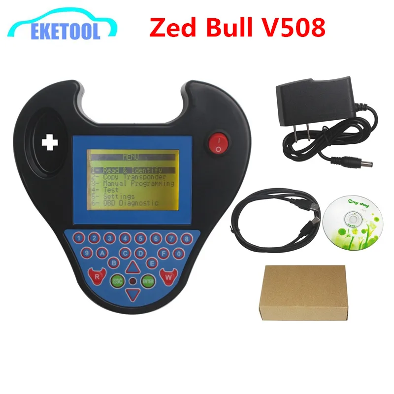 Мини ZED BULL V508 многоязычный Смарт Zed-Bull Супер Программирование ZedBull профессиональный иммобилайзер 2 цвета лучшее качество