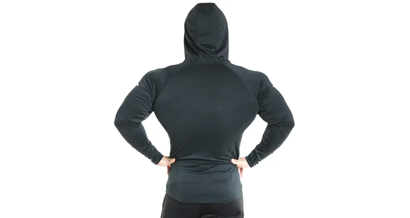Мужская для спортзала тренировочная фуфайка мужская куртка для бега фитнес топ плотные толстовки с капюшоном Спортивная тренировочная футболка походная велосипедная куртка