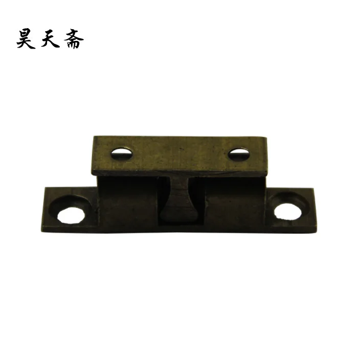 [Haotian vegetarian] antique copper beads touch / antique furniture copper fittings 3.8cm touch Card / HTL-041