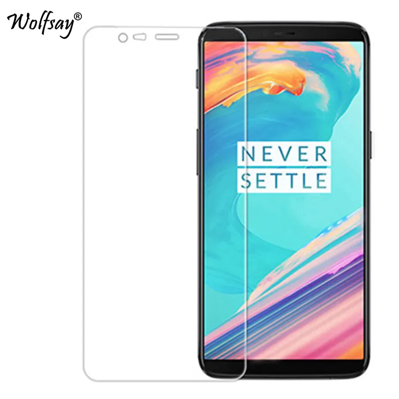 

2PCS Screen Protector Glass Oneplus 5T Tempered Glass Phone Film for Oneplus 5T Glass One plus 5T A5010 Protective Film Wolfsay