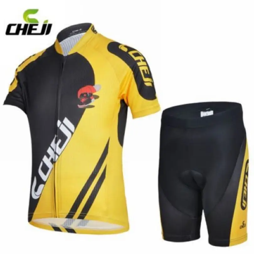 2017 CHEJI Children Cycling Jersey Boy Short Sleeve Jersey Ropa Ciclismo Bike Bicycle Clothing For Spring Summer Autumn CC0407 boys-bike