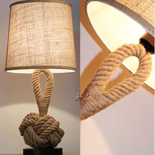 Творческий Настольная лампа персонализированные лен+ fabricliving зал Бар промышленности дома спальня исследование декоративная настольная лампа m