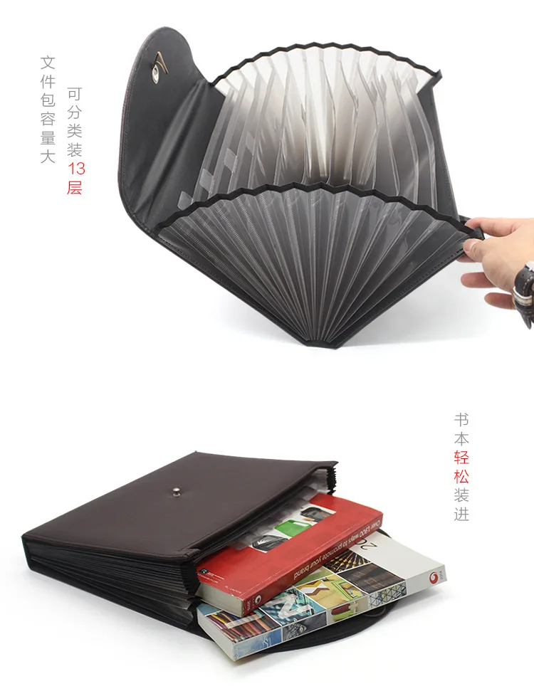 Leather Conference Folder Business File Travel Meeting Holder Daily Office Envelope Organ Bag A4 Size (9)