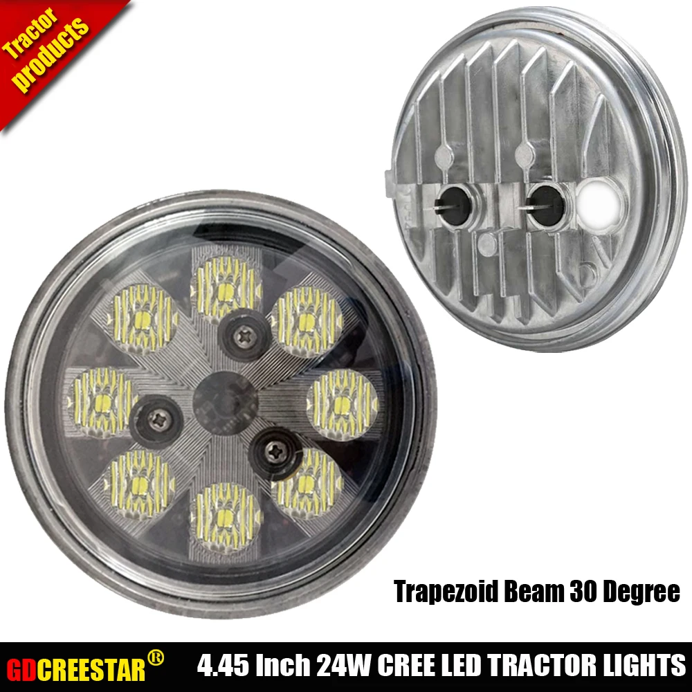 PAR 36 12V 24V Светодиодный прожектор 8 ламп используемых для тракторов PAR36 24W