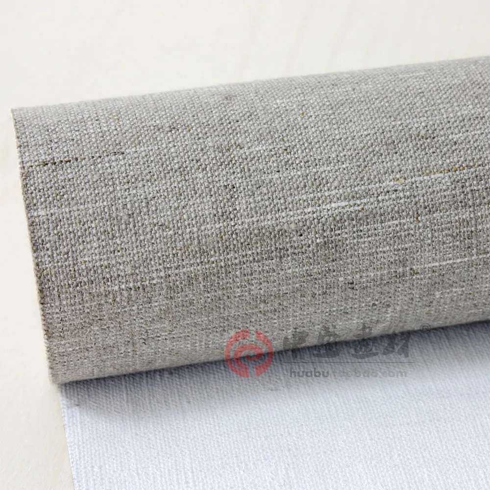 412gsm Transon Monet I primed 100% linen canvas, artist canvas roll, 66.9"x6yd painting canvas 