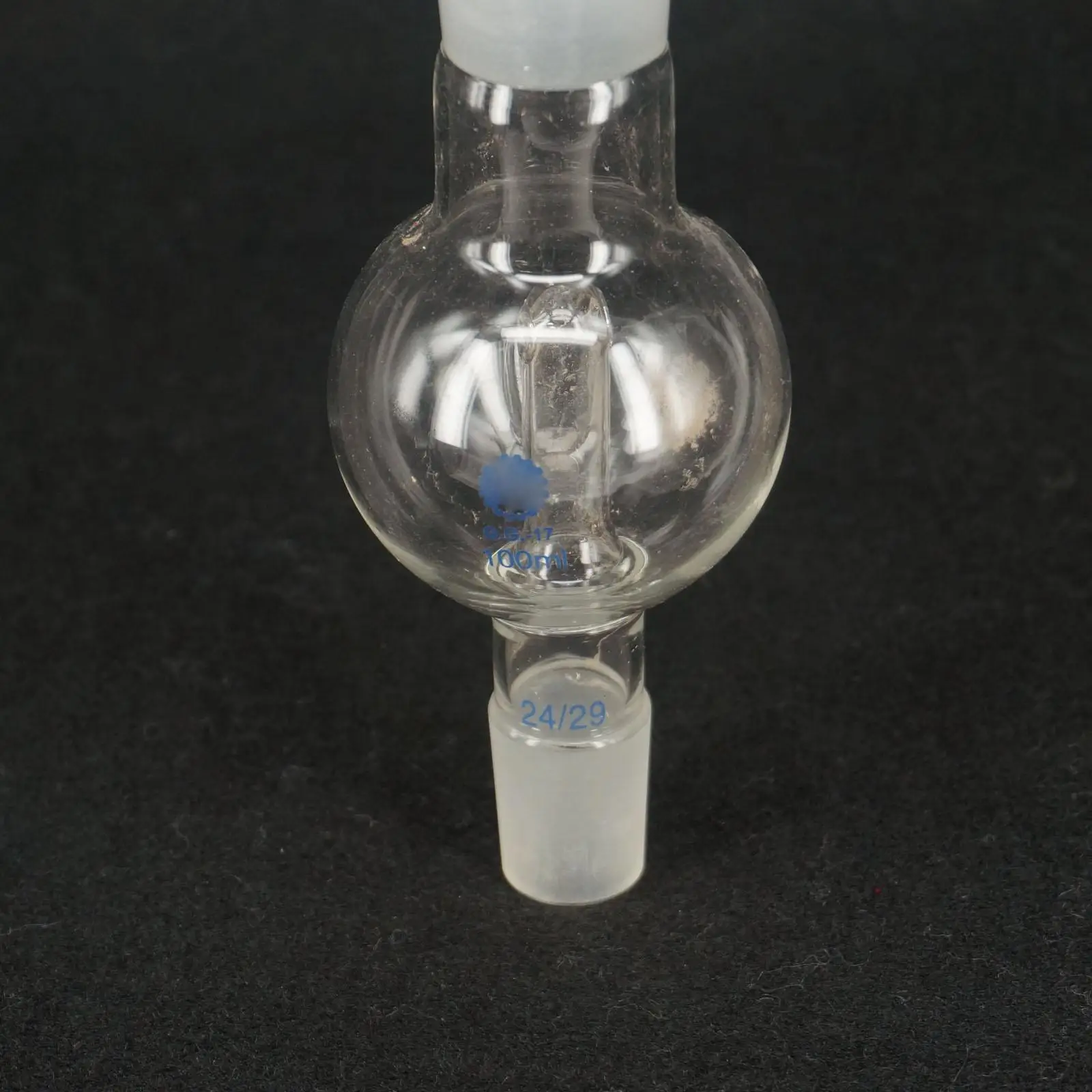100ml Bump Trap 29/32 to 24/29 Ground Joint Lab Glass Rotary Evaporator