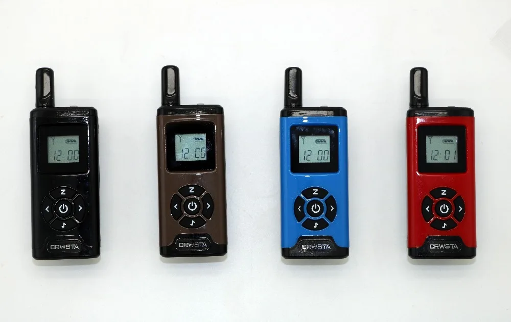 

CRWSTA GX-V8 Delicate mini walkie talkie UHF 128CH 1.5W lcd screen kid radio smaller than lighter Portable radio for gift