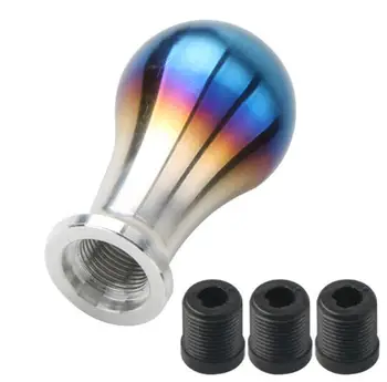

Universal Aluminium Titanium Alloy Baked Blue MT Car Gear Shift Knob Manual Gear Shifter Knob Shift Lever Knob