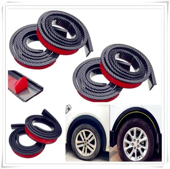 

4PCS black Car Fender Wheel Eyebrow Arch Lip for Renault Eolab Twizy Twin-Z Twin-Run Symbol Initiale Fluence Alpine Wind