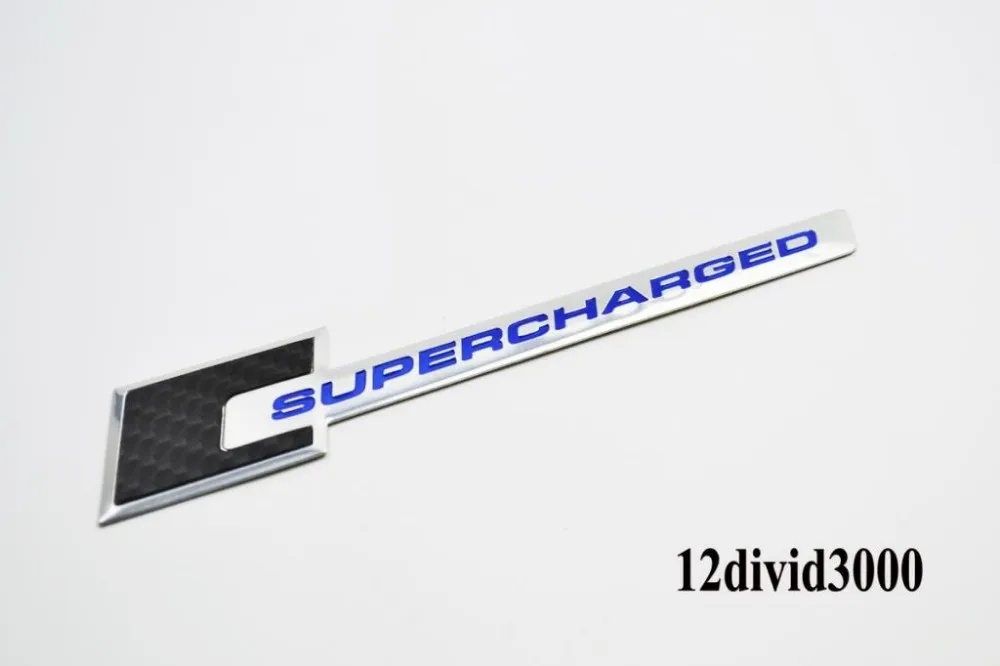 Синий эмблема значок Supercharged FIT VW MK6 гольф Tiguan CC Jetta SCIROCCO R