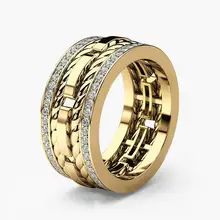 Винтаж суд кольцо 925 пробы серебра драгоценности проложить AAAA фианит камень массивные вечерние свадебные кольца для женщин просвечивающий ювелирный