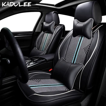 

KADULEE ice silk car seat cover for opel zafira a corsa c dodge journey peugeot 301 306 307 308 auto accessories car-styling