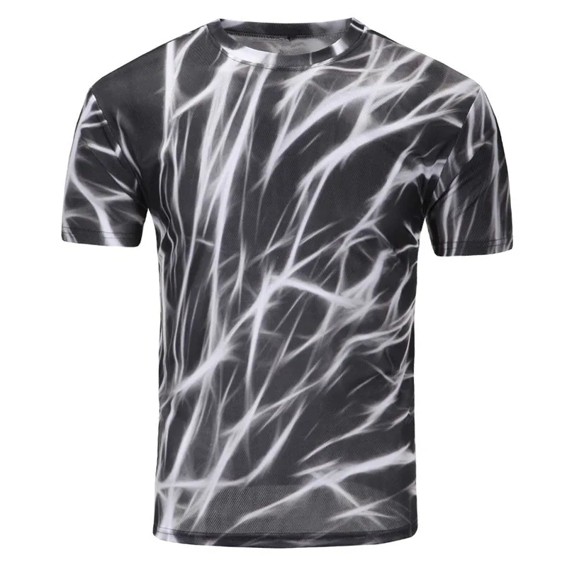Water Drop Mens Fashion 3D T shirt Casual Short Sleeve O-neck T-shirt Men Tee Sh