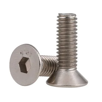 

20pcs M4 10.9 Nickel plated countersunk heads Hexagon sockets screw bolt Flat head socket cap screws 6mm-40mm Length