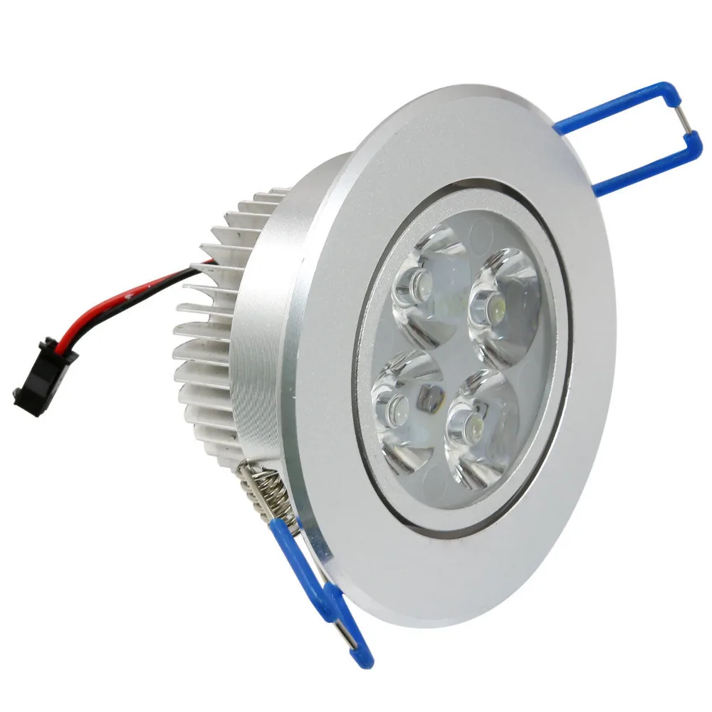 

10PCS Recessed LED Ceiling Downlight Spotlight Lamp dimmable Bulb Light High Lumins 4W Cool White/Pure White/ Warm White 85-265V