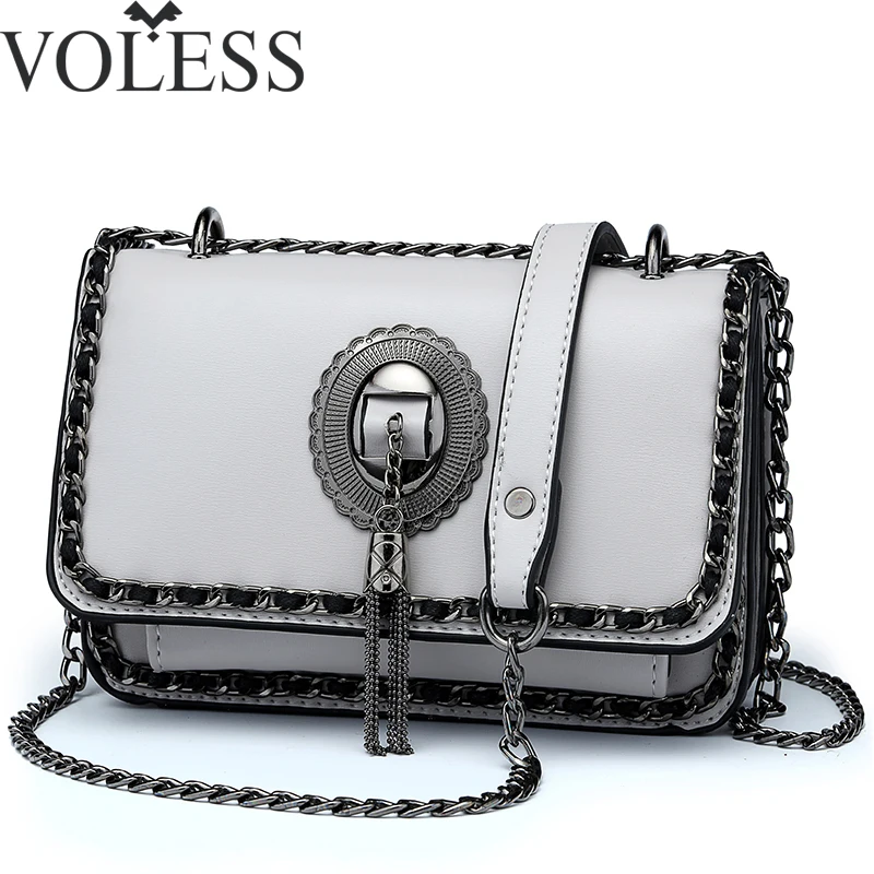 

Women Bag Vintage Pu Leather Shoulder Bags Ladies Chains Crossbody Bags For Women Messenger Bags Mini Flap Bag Bolsos Mujer