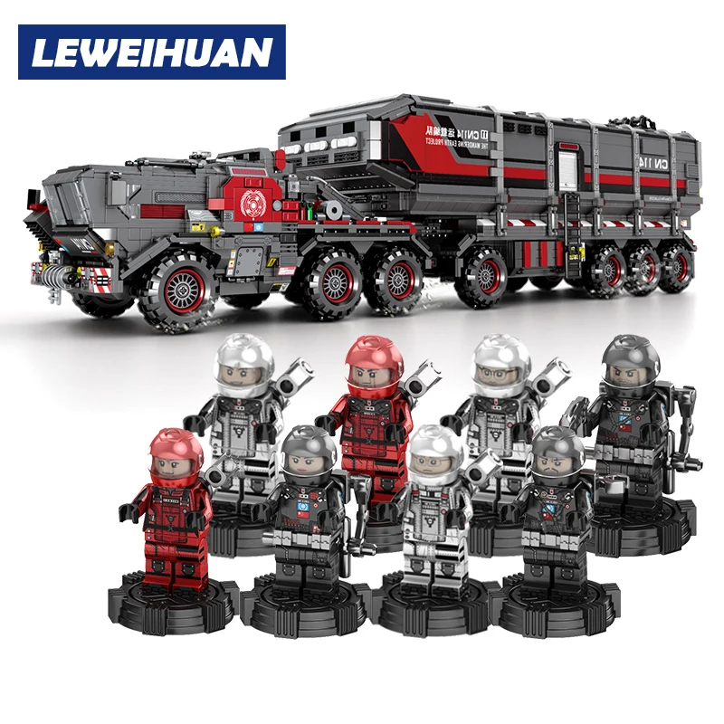 

Movie Wandering Earth Series Building Block Set Model Truck DIY Bricks Educational Toys Kids Gifts Compatible With Legoed