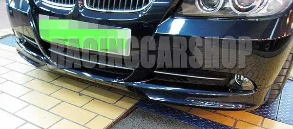 PAINTED Front LIP Splitter chin spoiler 1PAIR for BMW OEM type E90 3-series 2006-2009