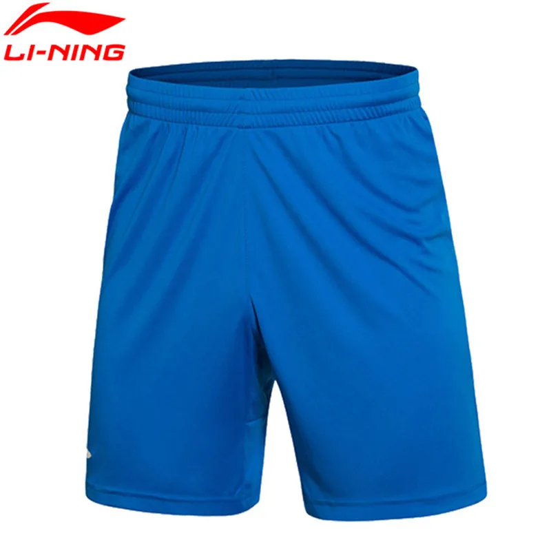 Image Li Ning Original Men s Summer Soccer Training Match Shorts Quick Dry Technology Shorts Breathable Sport Running Shorts AAPK353