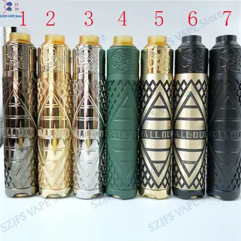 

Fall out mod with skull rda vape Kit with RDA Atomizer 28mm diameter huge vapor Vaporizer Skull rda Mechanical Avid Lyfe vapemod