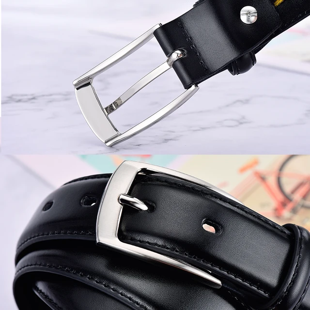 High-end Men's Leather Belt, Classic Business Male Leather Belt