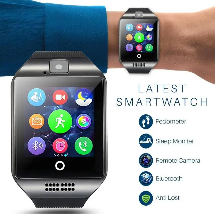  NAIKU Smart Watch With Camera Q18 Bluetooth Smartwatch SIM TF Card Slot Fitness Activity Tracker Sp - 33051913004