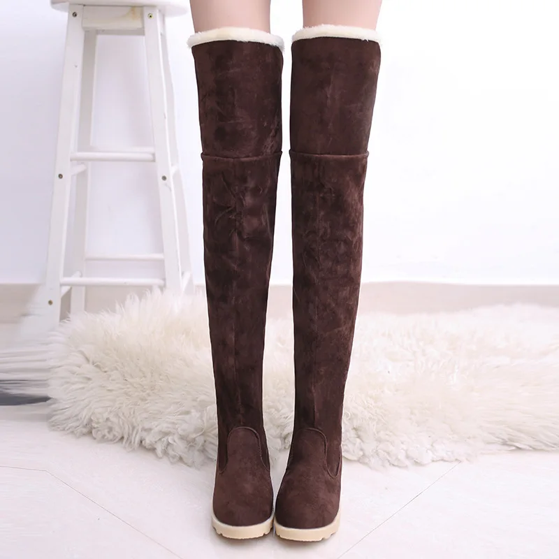 

Winter Explosion Models Snow Boots Women Over the Knee Shoes Female In Tube Long Boots Tenis Feminino Zapatos Mujer Size 34-43