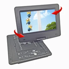 New 13.9inch Portable DVD Player Rechargerable Battery Game Player Radio Portable Analogue TV AV SD / MS / MMC Card Reader