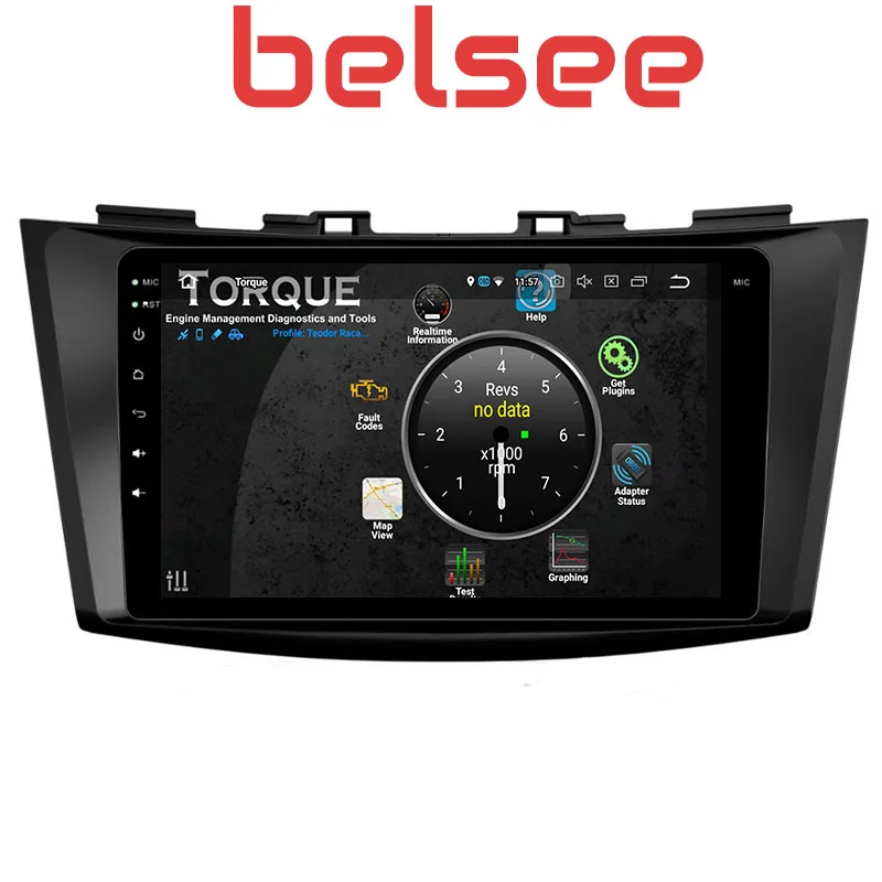 Perfect Belsee Android 8.0 Car Stereo  GPS Navi Radio Multimedia Stereo Head Unit for Suzuki Swift Ertiga 2011 2012 2013 2014 2015 2016 3
