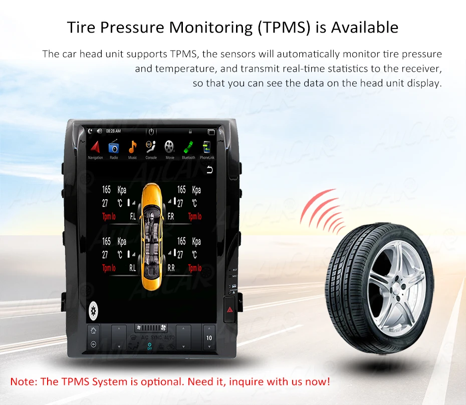 Clearance 2 DIN Android 8.1 Tesla 16" car radio for Toyota Land Cruiser 200 LC 200 2008 - 2015 1 DIN cassette player autoradio stereo HDMI 19