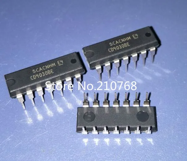 

10pcs/lot CD4030BE CD4030 IC GATE XOR 4CH 2-INP 14DIP