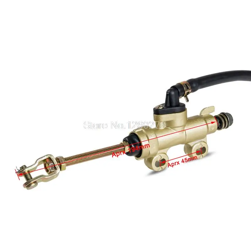 Motorcycle Rear Brake Master Fluid Reservoir Cylinder For Dirt Pit Bike