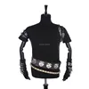 Rare MJ Michael Jackson Black Cotton Elastic Slim BAD Jacket Costume Clothing for Man Adore Stars 3