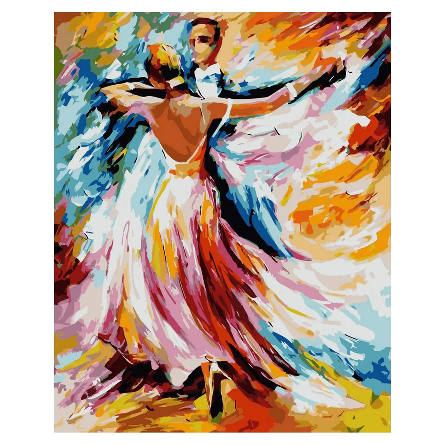 ZMHZMY Paint By Number Kits Pekingese Dog And Flowers Canvas DIY Oil Painting For Adults,Students,Beginner With Brushes And Acrylic Pigment 16 X 20