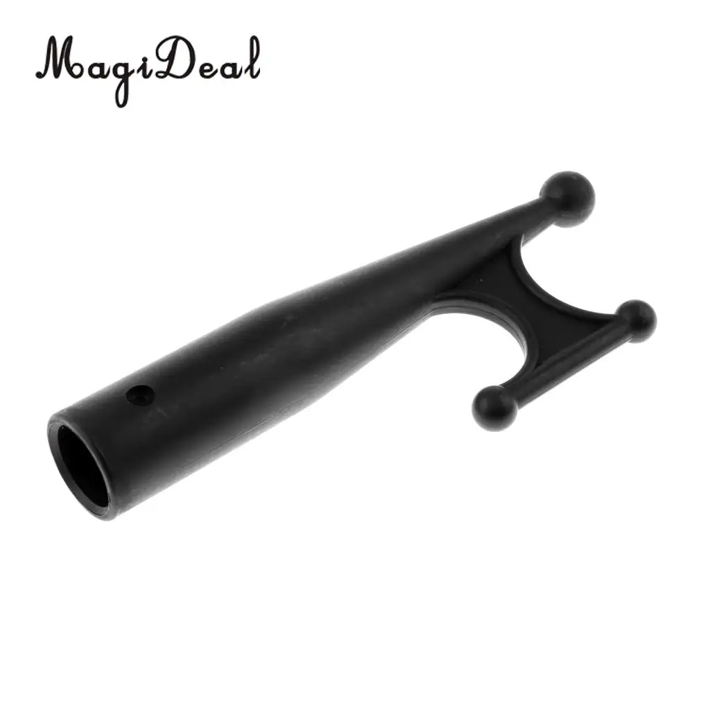 MagiDeal черный нейлон 1 &quotшвартовка Лодка Крюк головка Замена Топ для морской яхты