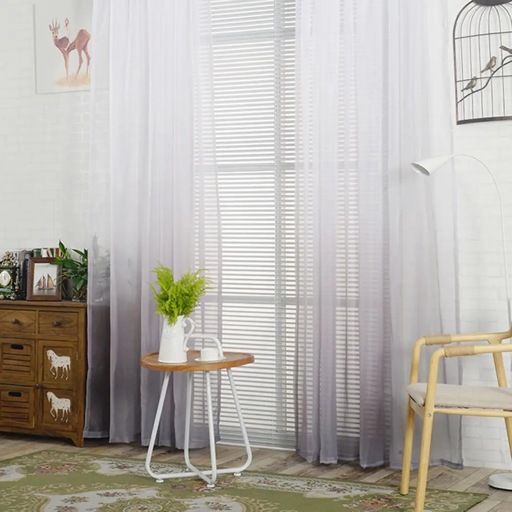 Тюль С Градиентом фото 10