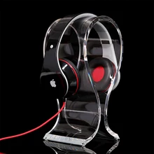 2 цвета Новая модная простая игровая Колыбель акриловая подставка для гарнитуры многофункциональный держатель для наушников Кронштейн Дисплей для наушников