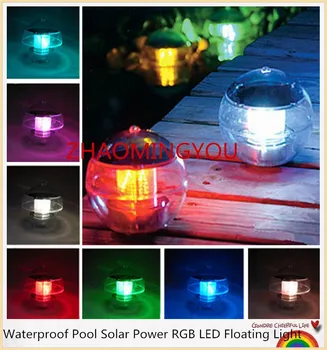 

YOU Waterproof Pool Solar Power RGB LED Floating Light Lamp 2V 60mA Outdoor Garden Pond Landscape Color Changing Night Lights
