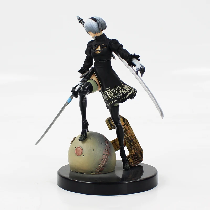 14cm NieR Automata Figure Toy YoRHa 2B No. 2 Type B With Sword Collectible Model Toy