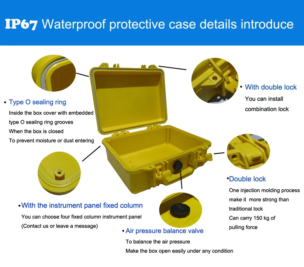 Инструмент случае ящик для инструментов или корпус измерительного прибора водонепроницаемый чехол для инструмента защитный футляр для