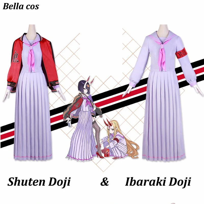 Fate Grand Order Ibaraki Doji/Shuten Doji костюм для косплея школьная форма платье костюмы на