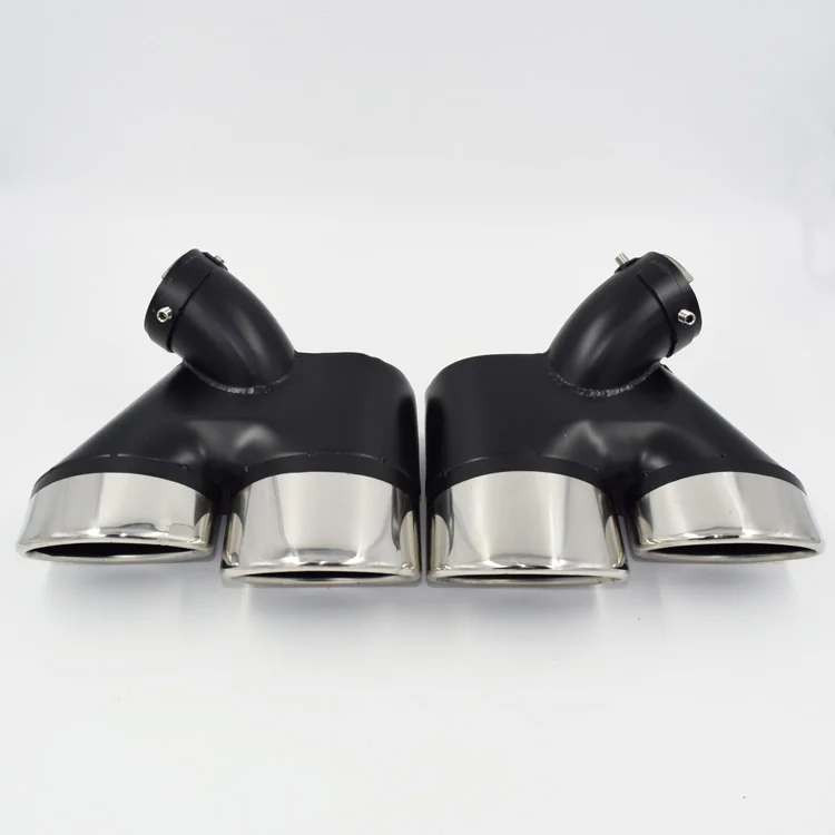 W211 Rear Exhaust Tips Muffler Pipe For Mercedes Benz W211 E-Class E200 E260 E240 E280 E300 E350 stainless steel car exhaust pipe tips dual muffler tips tailpipe for mercedes w220 benz s class s430 s500 amg accessories