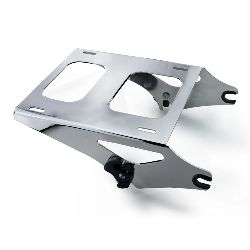 Motorcycle Tour Pak Pack Trunk with Latch Speaker Grill For Harley Touring Road King Street Road Glide Electra Glide FLHT 2014-2018 Black (6)