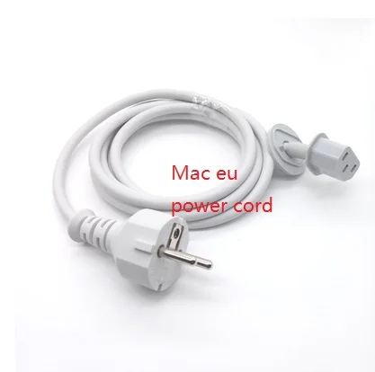  Free Shipping DHL 10PCS/LOT Europe Eu Plug Volex 1.8M charger Power cord cable for MAC macbook Comp