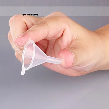 

Hot Empty Bottle Packing Tool Travel Perfume Liquid Essential Oil Splitter Mini Small Plastic Funnels 200pcs